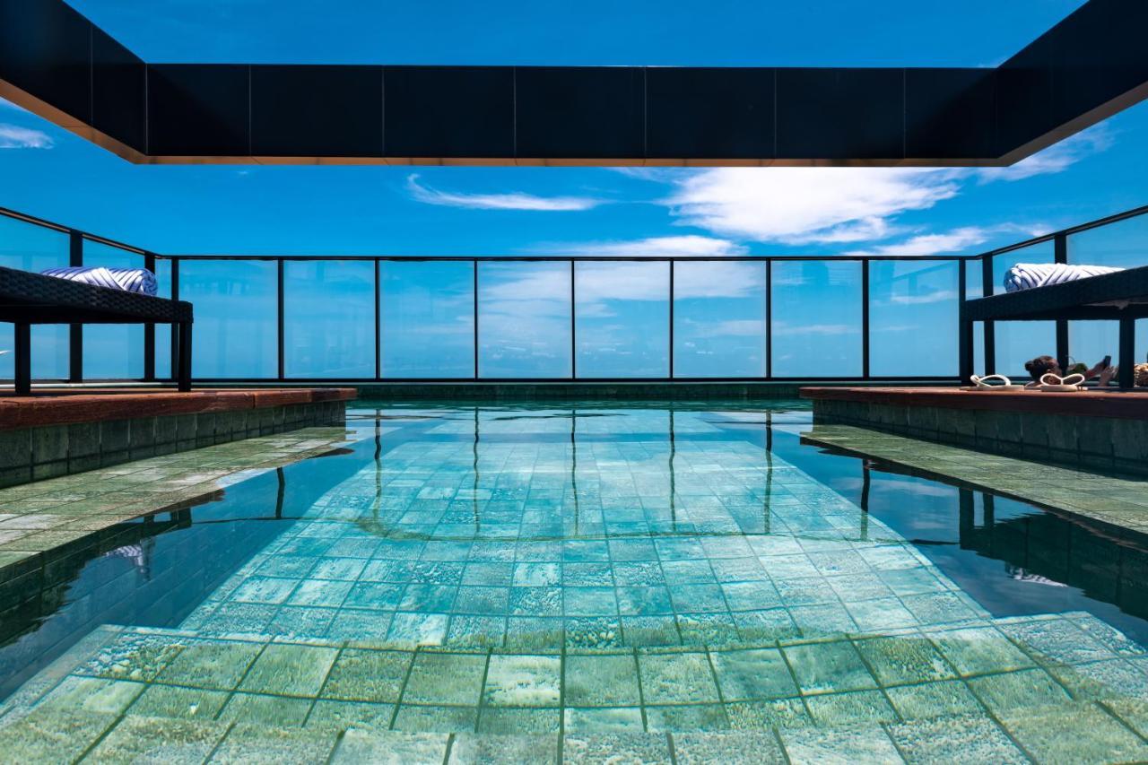 Ba'Ra Hotel João Pessoa Екстериор снимка The rooftop pool at the hotel